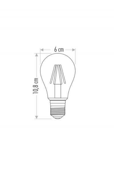 CATA 8W EDİSON DİMLENEBİLİR LED AMPUL GÜNIŞIĞI CT-4218G