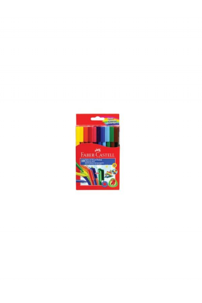 FABER CASTELL KEÇELİ KALEM 10 RENK 