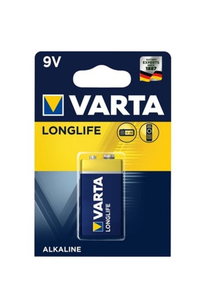 VARTA LONGLİFE ALKALİNE PİL 9 V