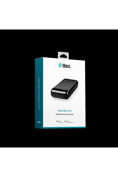 TTEC 2BB184S POWERSLİM LCD POWERBANK 20.000 MAH TAŞINABİLİR