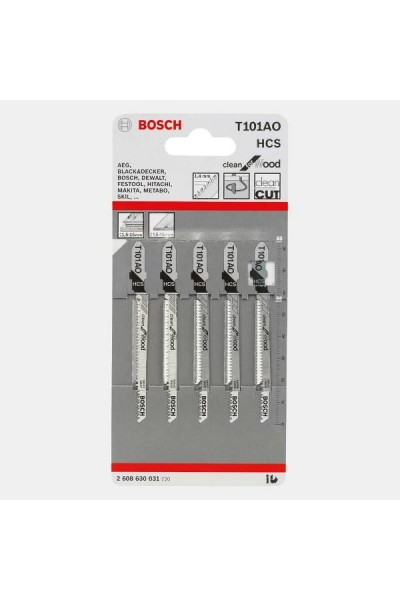 BOSCH T101AO HCS DEKUPAJ AĞZI TESTERE 5'Lİ