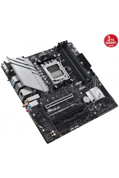 KRN056692 Asus Prime B650M-A WIFI II AMD B650 المقبس AM5 DDR5 6400(OC)MHz mATX اللوحة الأم للألعاب