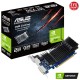 KRN056719 بطاقة رسومات Asus Nvidia GeForce GT730 2GB 64Bit GDDR5 (تناظري+HDMI+DVI) GT730-SL-2GD5-BRK