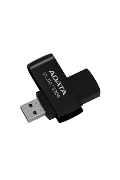 KRN056807 ذاكرة فلاش Adata UC310-32GB 32GB USB3.2 Gen1 سوداء