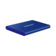 KRN056821 قرص Samsung 2TB T7 Shield USB 3.2 (قراءة 1050 ميجابايت - كتابة 1000 ميجابايت) قرص SSD محمول أزرق MU-PC2T0H-WW