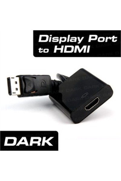 KRN057056 منفذ عرض DK-HD-ADPXHDMI داكن إلى محول HDMI