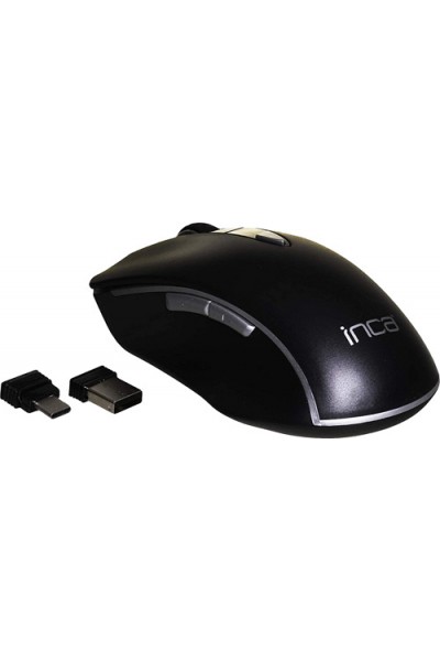 KRN057127 Inca Iwm-390rt Rgb ماوس لاسلكي صامت من النوع c-USB (صامت) قابل لإعادة الشحن