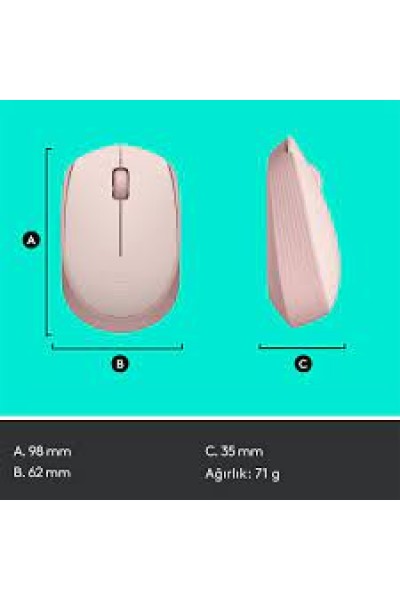 KRN057133 لوجيتك 910-006865 M171 ماوس لاسلكي وردي