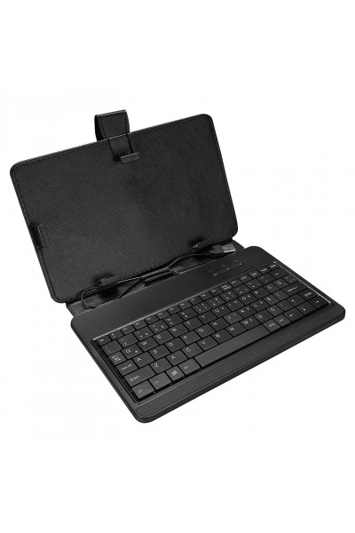 KRN057147 Everest KB-11 أسود USB 7 بوصة كمبيوتر لوحي Q لوحة مفاتيح قياسية