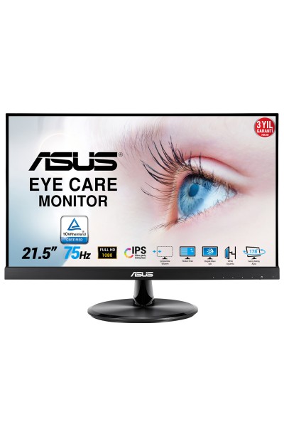 KRN057192 شاشة Asus 21.5 بوصة VP227HE 5ms 75HZ VGA HDMI Full HD LED