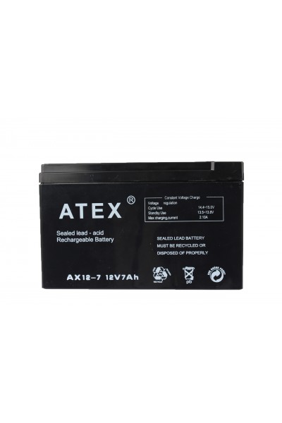 KRN057349 Atex AX-12V 12AH بطارية جافة لا تحتاج إلى صيانة