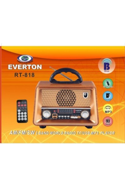 KRN057500 Everton RT-818 راديو حنين بلوتوث-USB-SD-FM