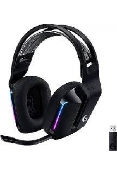 KRN057901 سماعة الألعاب اللاسلكية Logitech 981-000864 G733 Black 7.1 Surround RGB LightSpeed اللاسلكية مع ميكروفون