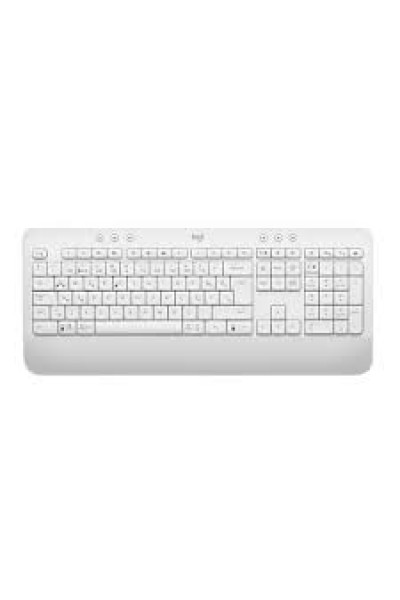 KRN057919 Logitech 920-010973 K650 Signature Wireless White Q Keyboard مع دعم المعصم