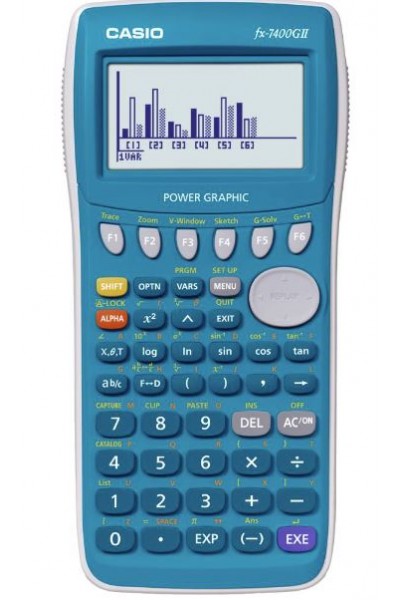 KRN057936 آلة حاسبة علمية للرسوم البيانية من Casio FX-7400GIII-W-DT