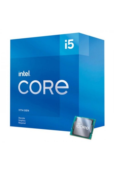 KRN017563 معالج Intel Core i5 11400F 2.60 جيجا هرتز 6 كور 12 ميجا بايت مخبأ مقبس 1200 صندوق محاصر