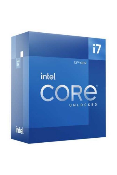 KRN017584 Intel Alder Lake Core i7 12700K 3.6 جيجا هرتز 1700P 25 ميجا بايت صندوق (بدون مروحة) (125 وات) معالج صندوق محاصر من الجيل الثاني عشر
