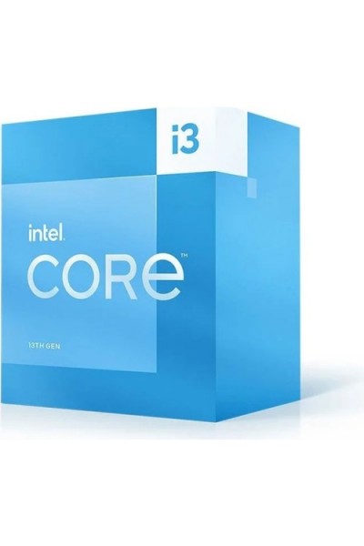 KRN017603 معالج Intel Core i3 13100F 3.40 جيجا هرتز 4 كور 12 ميجابايت كاش LGA1700 مقبس 10 نانومتر