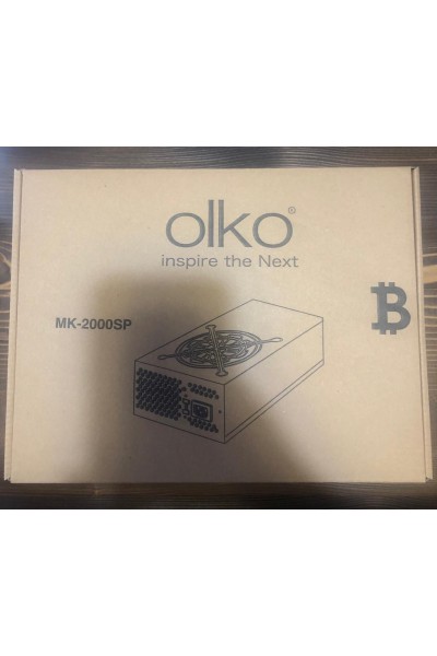 KRN017812 Olko MK-2200SP 2200W 96+ 2 مراوح مصدر طاقة التعدين محاصر