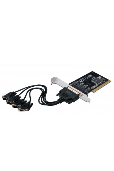 KRN017994 Digitus DS-33002 بطاقة PCI تسلسلية ذات 4 منافذ