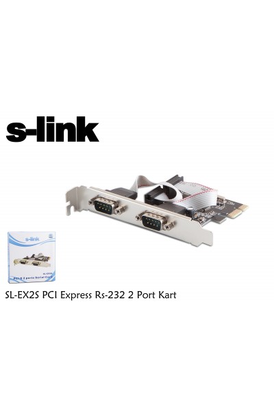 KRN018015 S-link SL-EX2S rs232 2port PCI Express Card محاصر