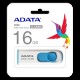 KRN018124 ذاكرة فلاش Adata C008-16GB 16GB USB2.0 كلاسيكية (أبيض + أزرق)