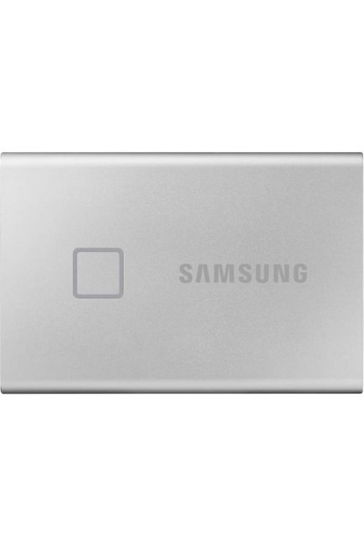 KRN018235 Samsung 500GB T7 Touch MU-PC500S-WW USB 3.2 Gen 2 SSD خارجي محمول فضي