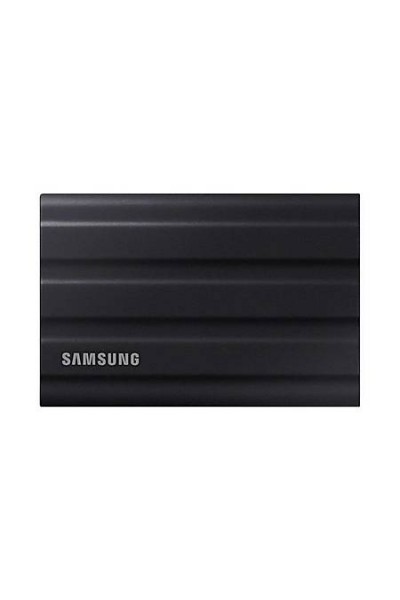 KRN018253 قرص Samsung 2TB T7 Shield USB 3.2 (قراءة 1050 ميجابايت - كتابة 1000 ميجابايت) قرص SSD محمول أسود MU-PE2T0S-WW