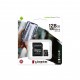 KRN018261 بطاقة Kingston SDCS2-128GB 128GB micSDXC Canvas Select Plus 100R A1 C10 + بطاقة ذاكرة ADP