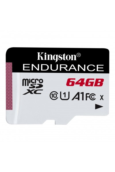 KRN018275 Kingston SDCE-64GB 64GB microSDXC Endurance 95R-30W C10 A1 UHS-I بطاقة الذاكرة فقط