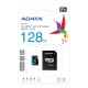 KRN018281 بطاقة Adata 128GB Premier microSDXC مع محول بطاقة ذاكرة UHS-I Class10 V10