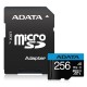 KRN018284 بطاقة Adata 256GB Premier microSDXC مع محول بطاقة ذاكرة UHS-I Class10 V10