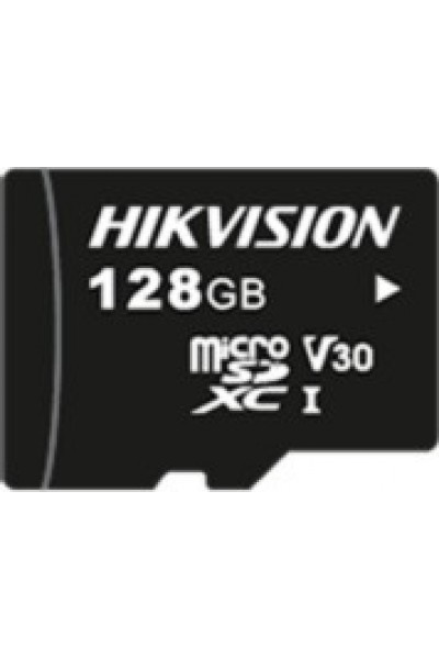 KRN018293 بطاقة ذاكرة Hikvision HS-TF-L2-128G 128GB microSDXC Class10 U3 V30 95-50MBs TLC 24-7 CCTV