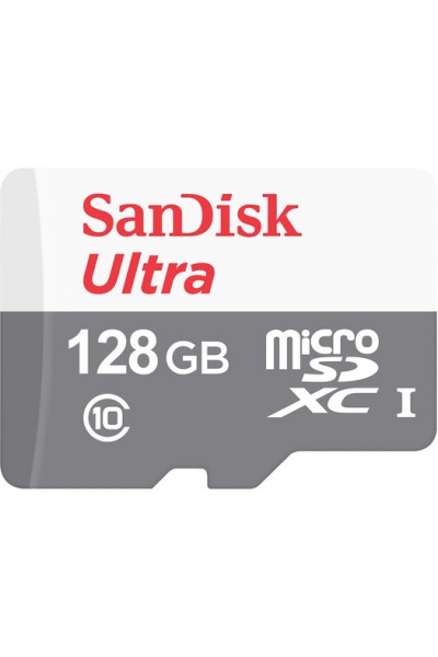 KRN018296 بطاقة ذاكرة SanDisk 128GB SDSQUNR-128G-GN6MN Ultra microSDXC 128GB 100MB-s فئة 10 UHS-I