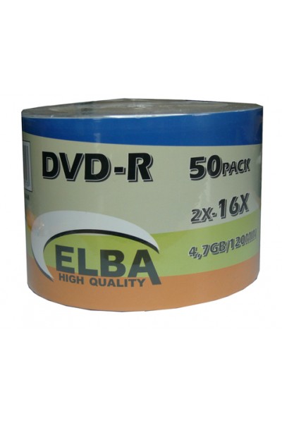KRN018333 Elba DVD-r 50LI 4,7 جيجابايت - 120 دقيقة انكماش 16x