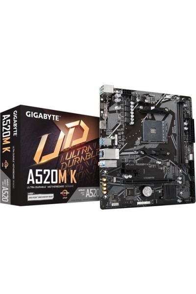 اللوحة الأم KRN018414 جيجابايت A520M-K AMD AM4 DDR4 Micro ATX