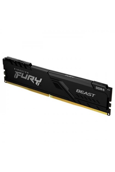 KRN018589 كينجستون فيوري بيست KF426C16BB1-16 16 جيجابايت (1 × 16 جيجابايت) DDR4 2666 ميجاهرتز CL16 ذاكرة وصول عشوائي سوداء للألعاب (ذاكرة) كمبيوتر شخصي