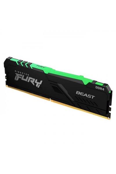 KRN018777 كينجستون فيوري بيست RGB KF436C18BBA-16 16 جيجابايت (1 × 16 جيجابايت) DDR4 3600 ميجاهرتز CL18 ذاكرة وصول عشوائي سوداء للألعاب (ذاكرة)