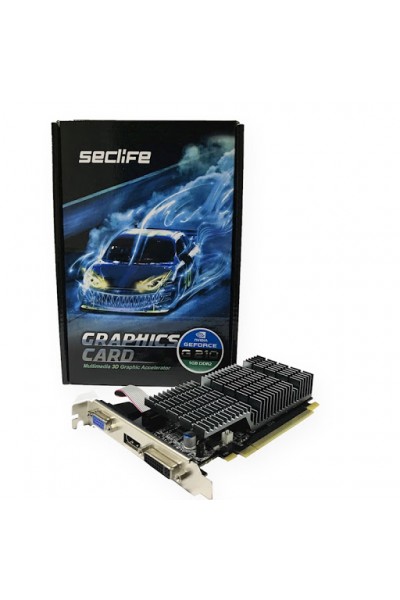 بطاقة رسومات KRN018974 Seclife Geforce GT610 2GB DDR3 64Bit DVI HDMI VGA LP