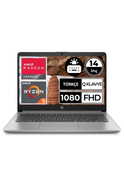 KRN019031 Hp 245 G9 6Q8M2ES AMD Ryzen5 5625U 8 جيجابايت 256 SSD Freedos 14 بوصة FHD نوت بوك