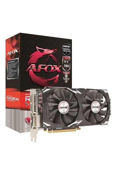 بطاقة رسومات KRN019167 Afox Radeon RX580 2048SP AFRX580-8192D5H3-V2 8 جيجابايت Gddr5 256BIT DX12