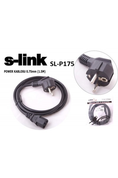 KRN019214 S-link SL-P175 كابل طاقة كهربائي 1.5 متر 0.75 ملم