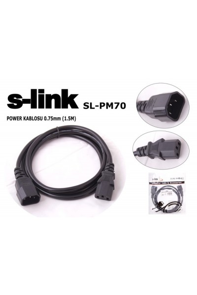 KRN019227 كابل توصيل الطاقة S-link SL-PM70 1.5 متر 0.75 ملم