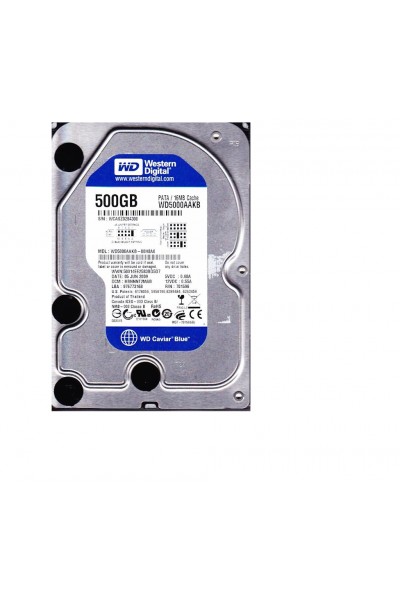 KRN019793 WD 500GB 3.5 "Ide 500GB 7200RPM 16MB WD5000AAKB (النوع القديم IDE) القرص الصلب