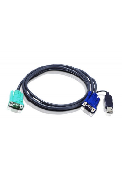 KRN020091 ATEN 2L-5202U كابل USB KVM(1,8)