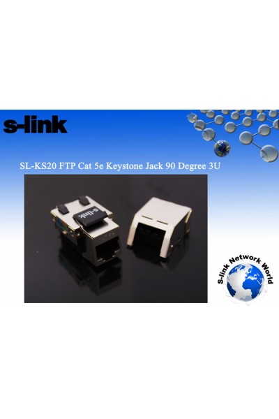 KRN020220 S-link SL-KS20 FTP CAT5E Kestone Jack3U 90 ديسمبر