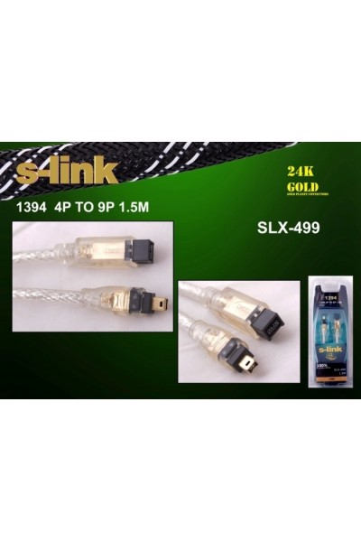 KRN020275 S-link SLX-499 1.5mt 4-9 1394 كابل فاير واير ذهبي