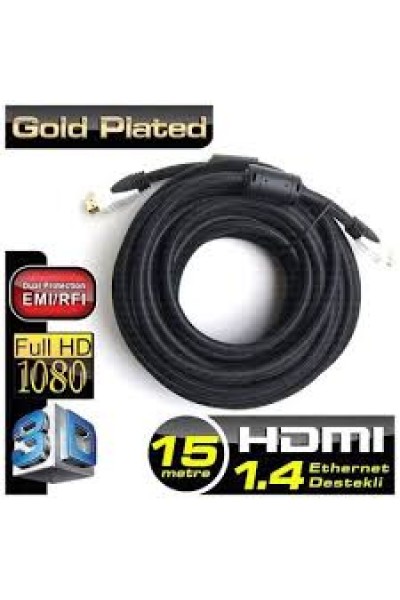 KRN020344 كابل DK-HD-CV14L1500 داكن 15 متر HDMI v1.4 ثلاثي الأبعاد LED-LCD-PS3