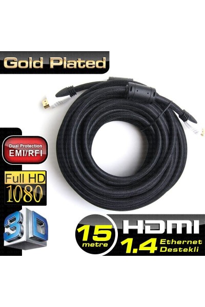 KRN020346 Dark DK HD CV14L150A90 1.5m HDMI 4k - كابل ثلاثي الأبعاد مدعوم برأس ذهبي