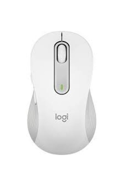 KRN020454 ماوس Logitech 910-006238 M650 L Signature لاسلكي أبيض محمول بالحجم الكامل